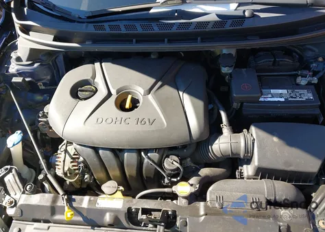 2012 Hyundai Elantra Limited из США, поврежденный, VIN 5NPDH4AE2CH082655